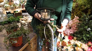 DIY  Windlicht für den Garten mit Mühlenbeckia [upl. by Neelasor]