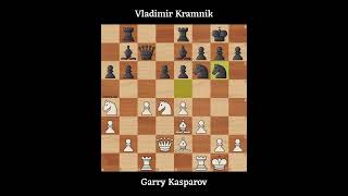 Garry Kasparov Vs Vladimir Kramnik  Moscow Russia 2001 [upl. by Anirbac]