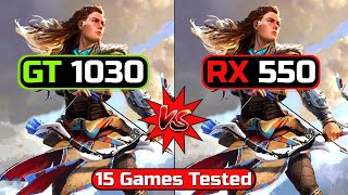 GT 1030 vs Rx 550  Biggest Comparison [upl. by Kus]