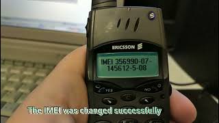 Ericsson T28 Unlocking and IMEI change  free solution [upl. by Neenej13]