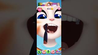 My talking Angela 2 🪥 brushing teethmorningroutine kidscartoon [upl. by Eedeed814]