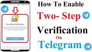 How To Enable Two Step Verification In Telegram  How To On TwoStep Verification In Telegram [upl. by Atirahc]