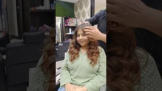 Sajna ve sajna  Golden mahogany Copper Dark hair colour  mux9tvsalon ytshortsindia [upl. by Ynamrej]