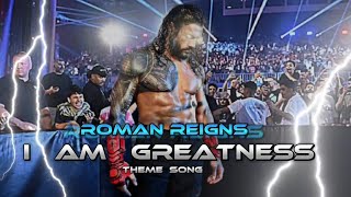 2024 ROMAN REIGNS NEW THEME SONG  I AM GREATNESS THEME SONG  OTC THEME SONG 👆😈 [upl. by Urbano557]