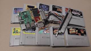 自作のラズベリーパイ吸い出し機でスーファミカセットを吸い出してみた  Raspberry Pi SNES ROM DUMPER  RetroPie Emulator [upl. by Eirrod]