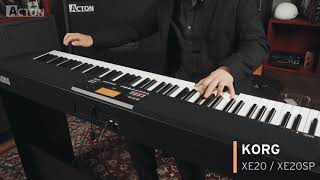 KORG XE20 XE20SP DIGITAL ENSEMBLE PIANO STYLE DEMO Pt2 [upl. by Roosnam56]