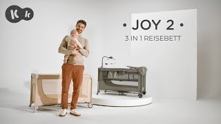 JOY 2 – vielseitiges Reisebett für Säuglinge und ältere Kinder [upl. by Harms]