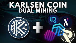 Dual Mining Karlsen With Any Coin ALPH RXD ERGO RTH [upl. by Aled468]