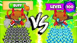 Modded Buffable Paragons VS Level 100 Paragon BTD 6 [upl. by Rasaec348]