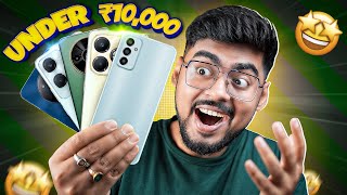 Top 5 Best Phones under 10k Best Gaming Top Display camera Smartphone in 10000 [upl. by Nanreh]