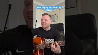 ABCDEFU by Gayle Chords on Guitar [upl. by Aimet]