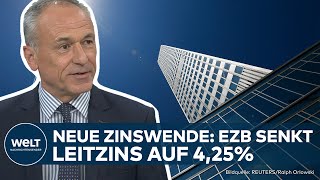 WIRTSCHAFT EZB senkt Zinsen erstmals seit fünf Jahren  Wie reagiert der Finanzmarkt [upl. by Nabois]