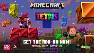 Minecraft X Tetris AddOn  Official Trailer [upl. by Aneetak417]