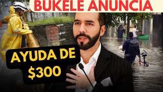 NAYIB BUKELE ANUNCIA LA ENTREGA DE 300 Y 50OOO PAQUETES A FAMILIAS SALVADOREÑAS [upl. by Hewes9]