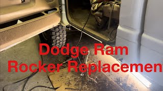 Dodge Ram Rocker panel repair [upl. by Oreste]