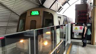 20240408 Taoyuan Airport MRT Sanchong station Commuter get into the station [upl. by Leugar494]