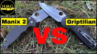 Spyderco Manix 2 VS Benchmade Griptilian KNIFE BATTLE  Which Classic EDC Folder Should You Buy [upl. by Caitlin]