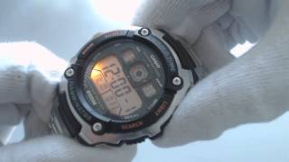 Mens Casio Sport World Time Alarm Watch AE2000WD 1AV [upl. by Arvo]