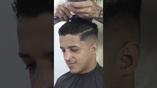 Modelo pediu esse corte barbershop barber degraderapido [upl. by Garate946]