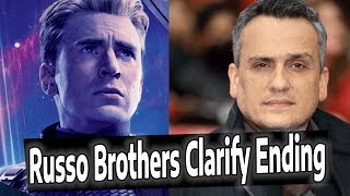 Captain Americas Avengers Endgame Ending Explained by Russo Brothers [upl. by Nanyt]