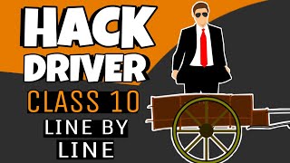 THE HACK DRIVER class 10 english Full chapter explaination in hindi summary  term 2 padhle [upl. by Oiziruam]