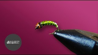 STUPIDLY SIMPLE CADDIS LARVA Fly Tying Tutorial [upl. by Neeven]