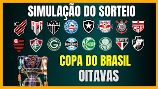 COPA DO BRASIL  SIMULAÇÃO DO SORTEIO DAS OITAVAS [upl. by Tabbie872]