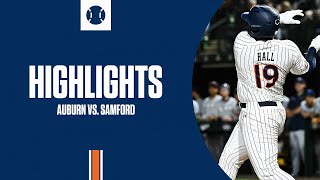 Auburn Baseball  Highlights vs Samford [upl. by Orazio701]