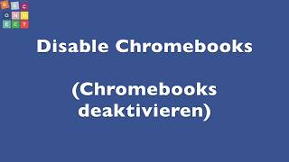 Chromebooks deaktivierenaktivieren  Google Admin Konsole [upl. by Aserehc]