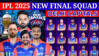 IPL 2025  Delhi Capitals New Squad  DC Full Squad 2025  DC Team 2025 Players List  DC 2025 [upl. by Asilrak]