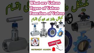 Types of Mechanical Valves  Function of Mechanical Valves InstrumentAcademy [upl. by Tap]