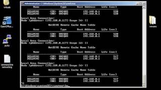 Windows command line networking nbtstat [upl. by Nalorac]