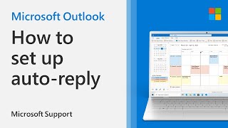 How to set up an outofoffice reply in Outlook  Microsoft [upl. by Ahsirahc]