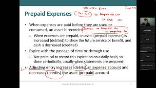 Prepare adjusting entries for prepayments [upl. by Atteve]