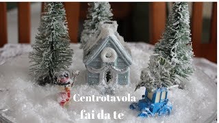 🎄Centrotavola innevato fai da te🎄 [upl. by Cochran807]