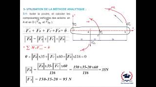 Exercice Flexion corrigé AGRAFEUSE [upl. by Dulcea341]