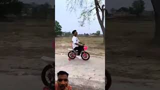 4 wheeler cycle😄🤣😂 comedy realfools surajroxfunnyvibeo vikramcomedyvideoHomeShorts [upl. by Atolrac660]