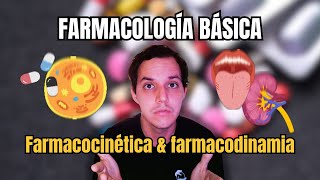 FARMACOCINÉTICA Y FARMACODINAMIA esto es TODO LO QUE DEBES SABER  Farmacotips [upl. by Assilam]