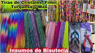 ✨ Insumos Bisutería Cristales Ojo turco Fymo y Más [upl. by Whitver]