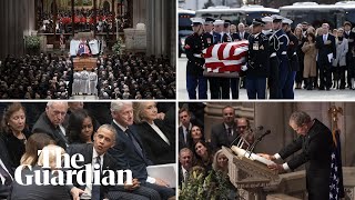 The key moments from George HW Bushs funeral [upl. by Hannad421]