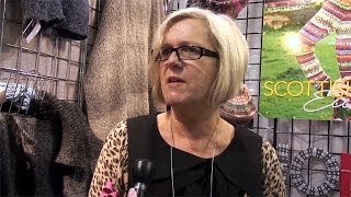 Debbie Bliss  author knitwear and yarn designer  Interview part 1  lk2g082 [upl. by Lledrev]