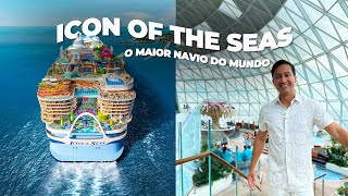 ICON OF THE SEAS O MAIOR NAVIO DO MUNDO  Rodrigo Ruas [upl. by Concha909]