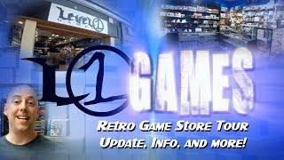 Retro Game Store Tour update info and more from L1 Games [upl. by Lorou]