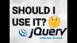 Should I use jQuery [upl. by Schramke]