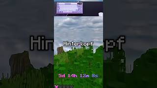 BastiGHG “Leakt“ seinen HINTERKOPF 😂 bastighg minecraft shorts [upl. by Piderit]