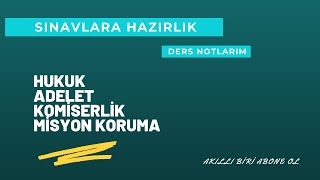 Komiser Yardımcılığı İdare Hukuku 1 [upl. by Sairahcaz]