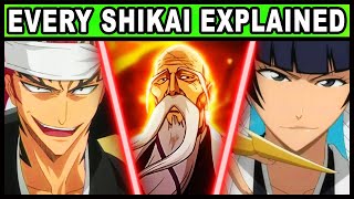 Every Shikai in Bleach and Their Powers Explained All Shikai Users [upl. by Yrotciv]