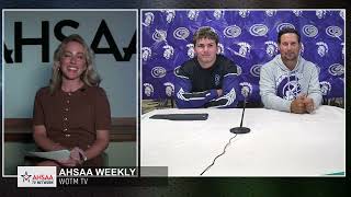 Alex Baty amp Coach Brian Knapp from Gaylesville High School join AHSAA TV Weekly [upl. by Ashok]