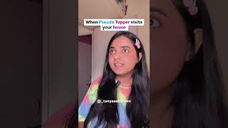 Pseudo Topper Part 4 comedy tanyaashukla school topper comedy tanyaaneev [upl. by Elak]