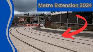 West Midlands Metro Wednesbury to Brierly Hill extension progress 2024 [upl. by Warfeld]